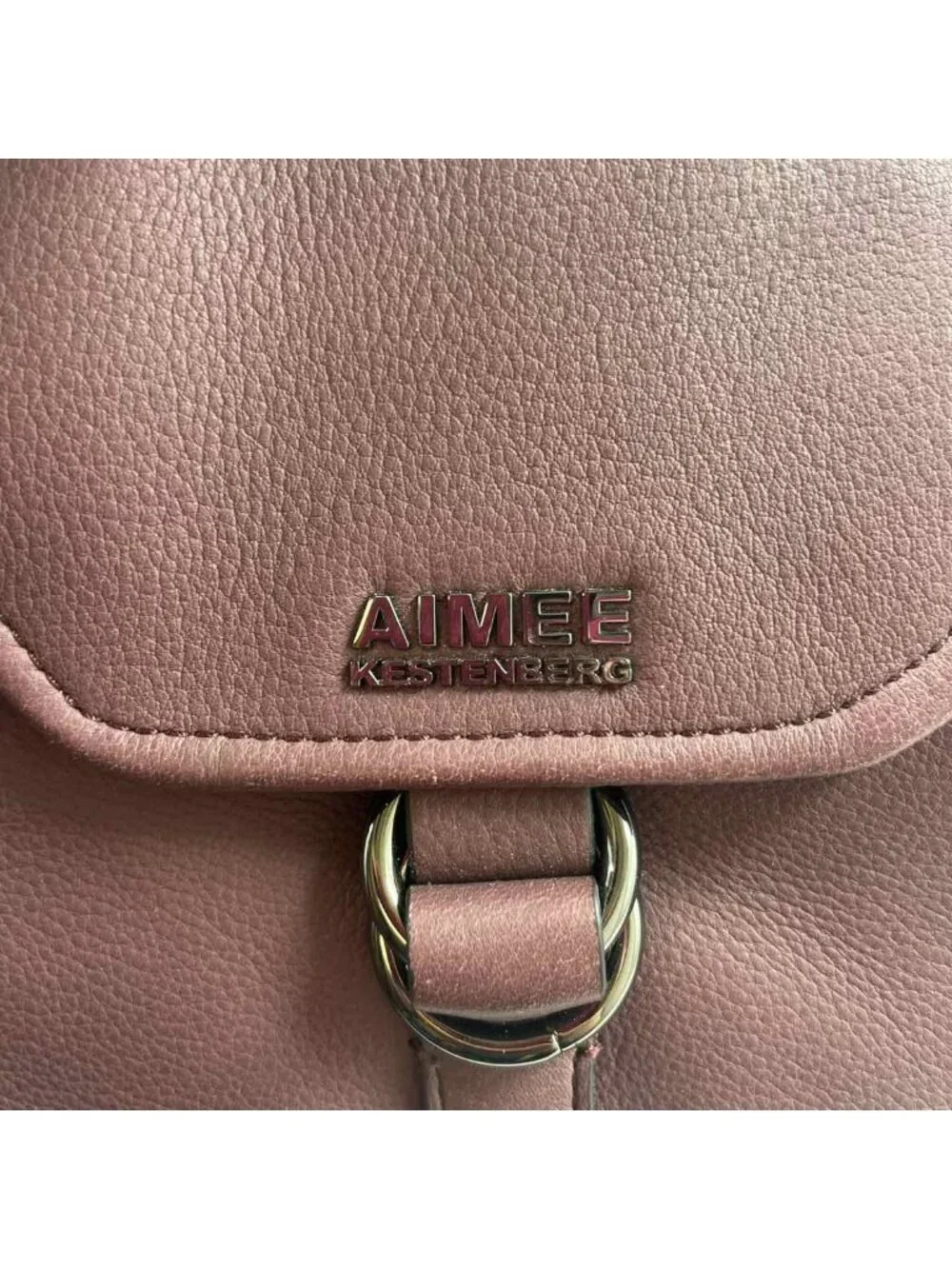 Aimee Kestenberg Women's Purple Luxe pebbled Purse
